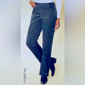 corduroy High waist straight leg five pocket  jean Style size 4 tall inseam 33.5